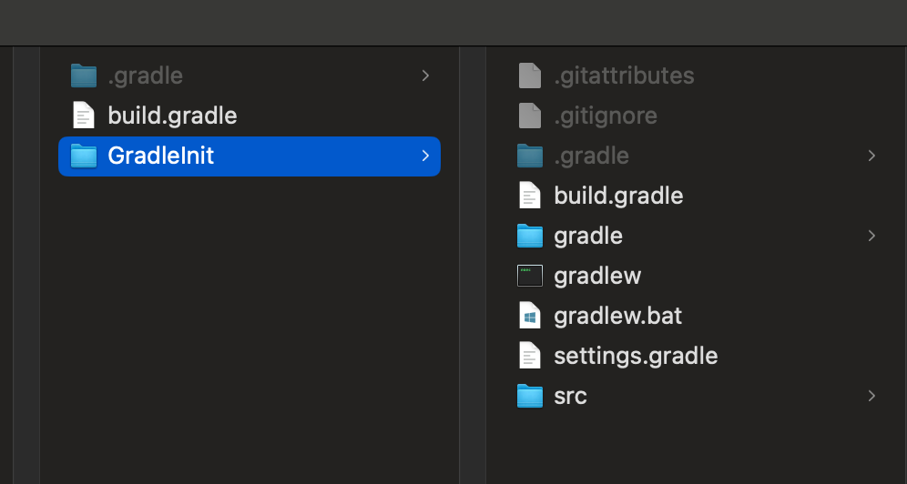 通过gradle初始化创建的工程
